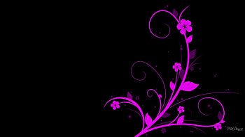 Hot Pink And Black Background 1920Ã1080 HD wallpaper